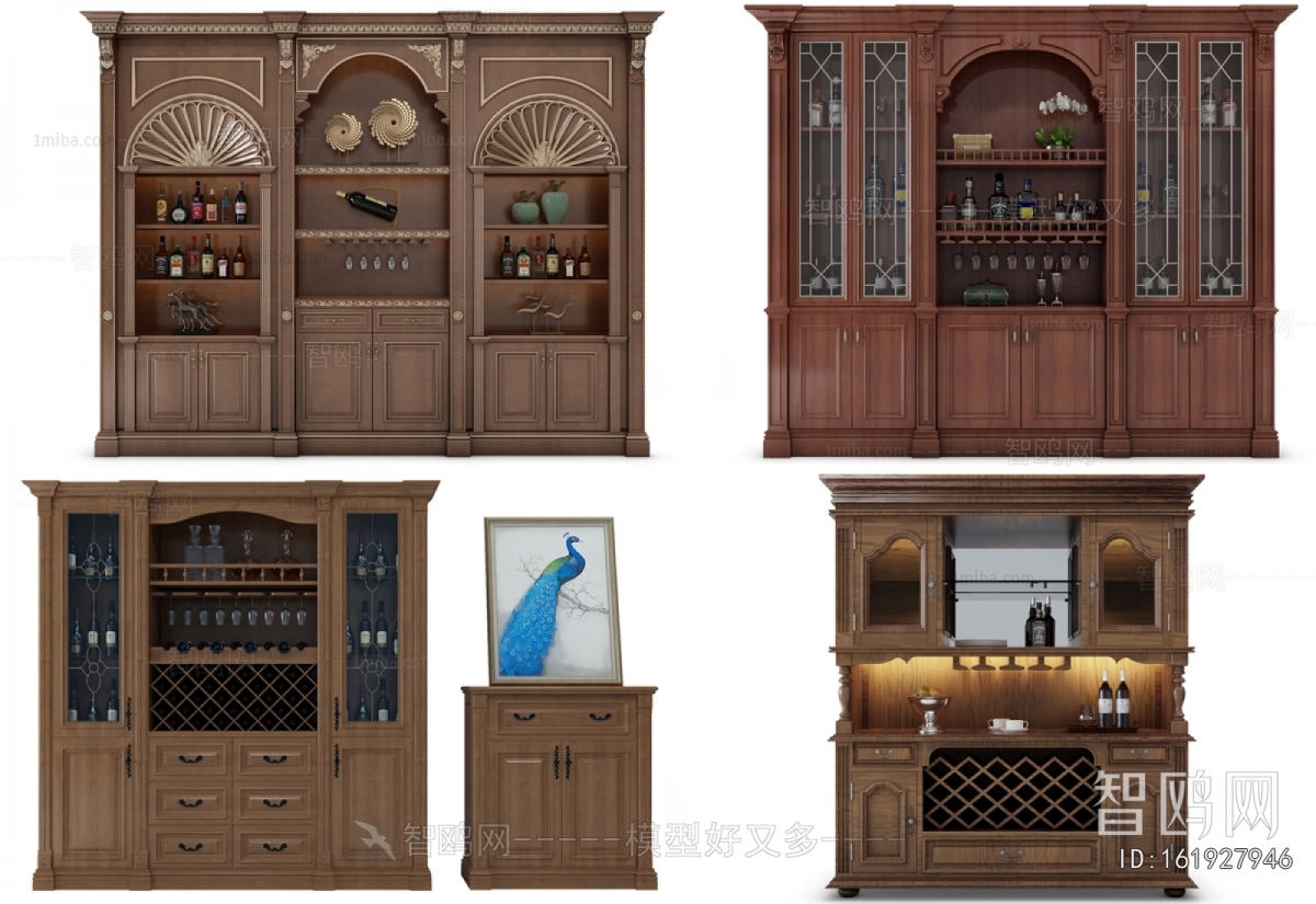 European Style Wine Cabinet