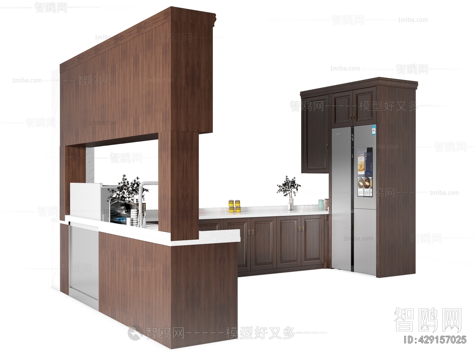 New Chinese Style Kitchen Cabinet