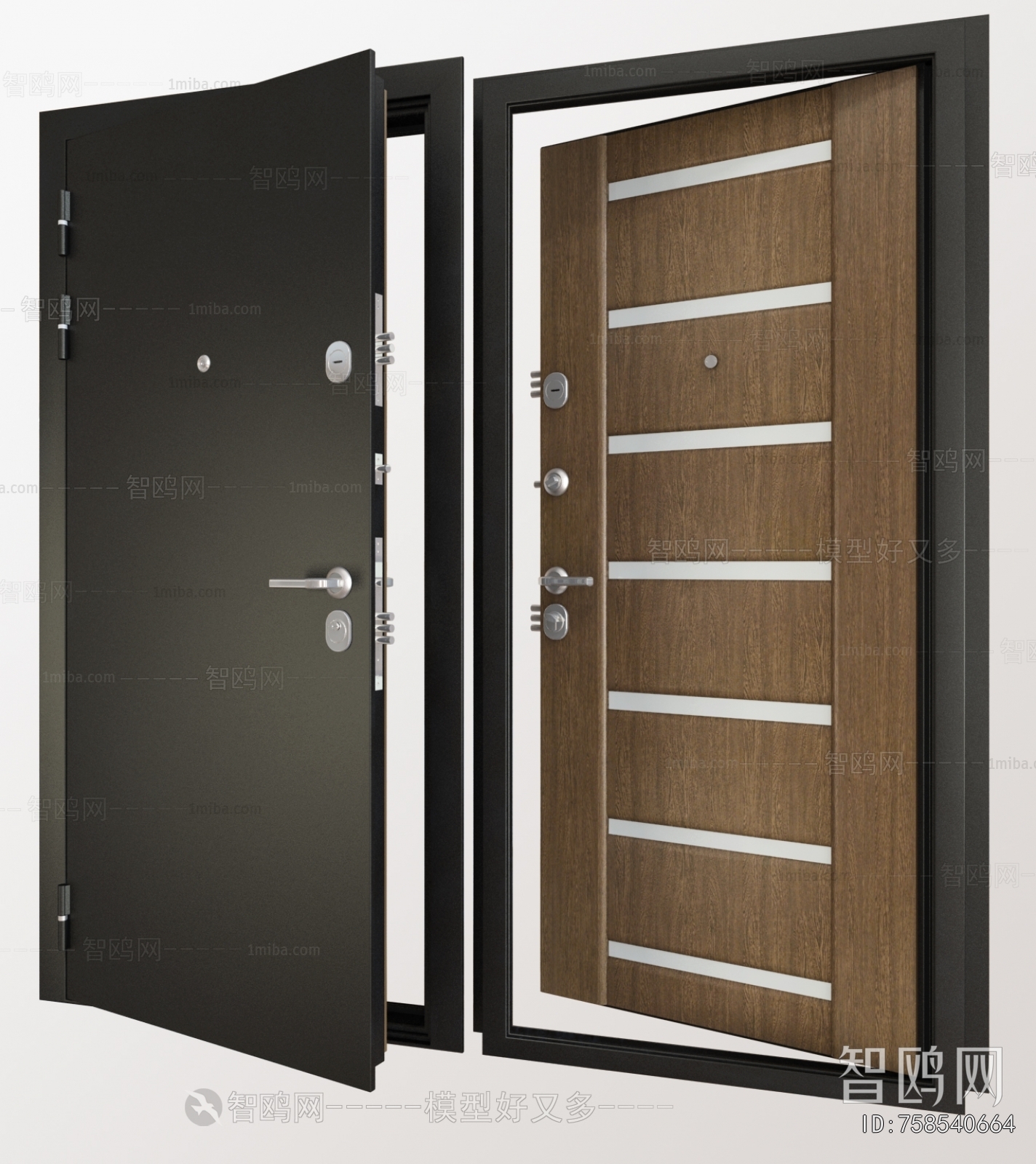 Modern Single Door