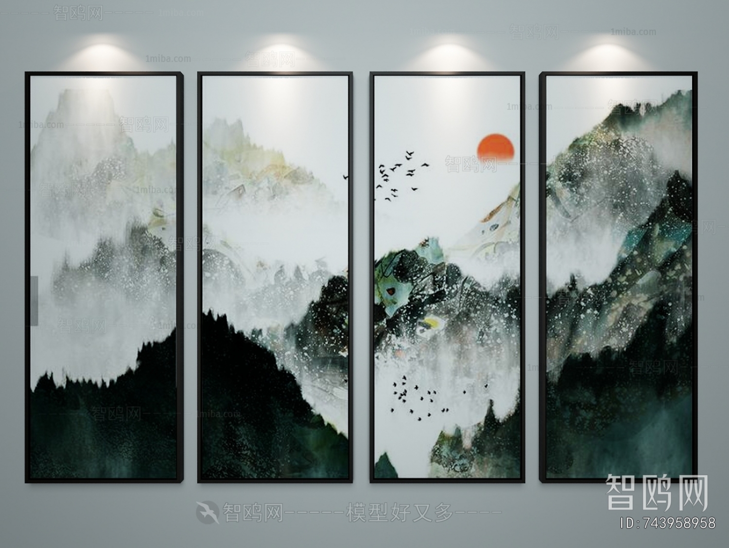 New Chinese Style Painting