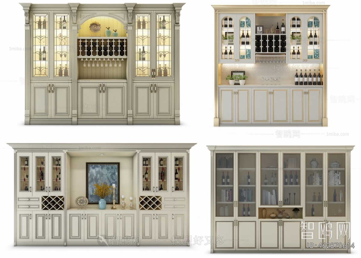 European Style Wine Cabinet