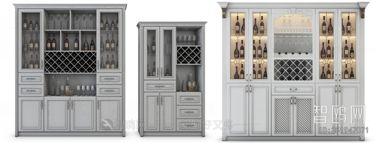 European Style Wine Cabinet