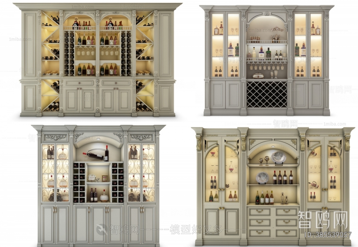 European Style Wine Cabinet