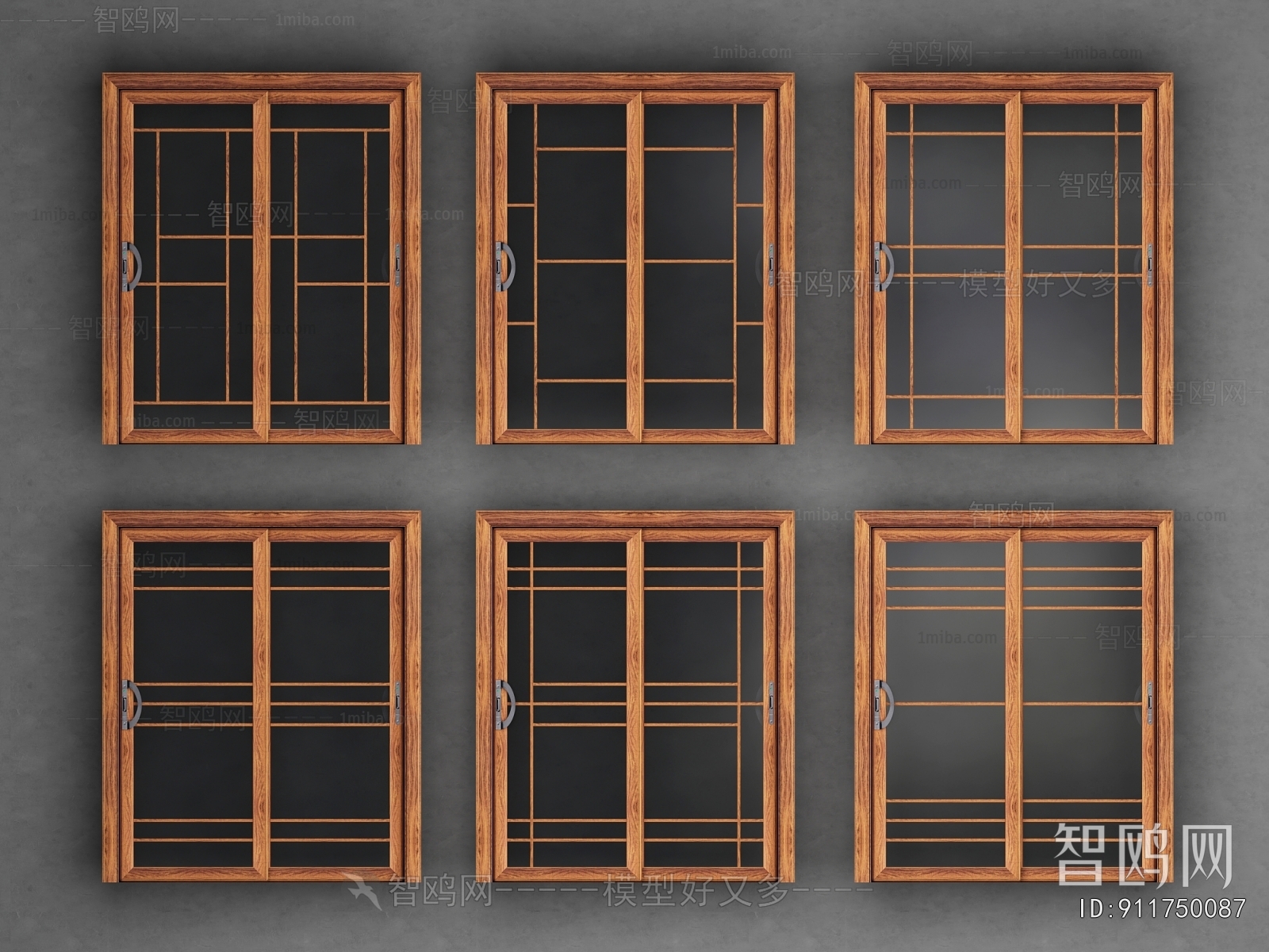 New Chinese Style Sliding Door