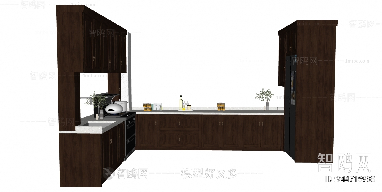 New Chinese Style Kitchen Cabinet