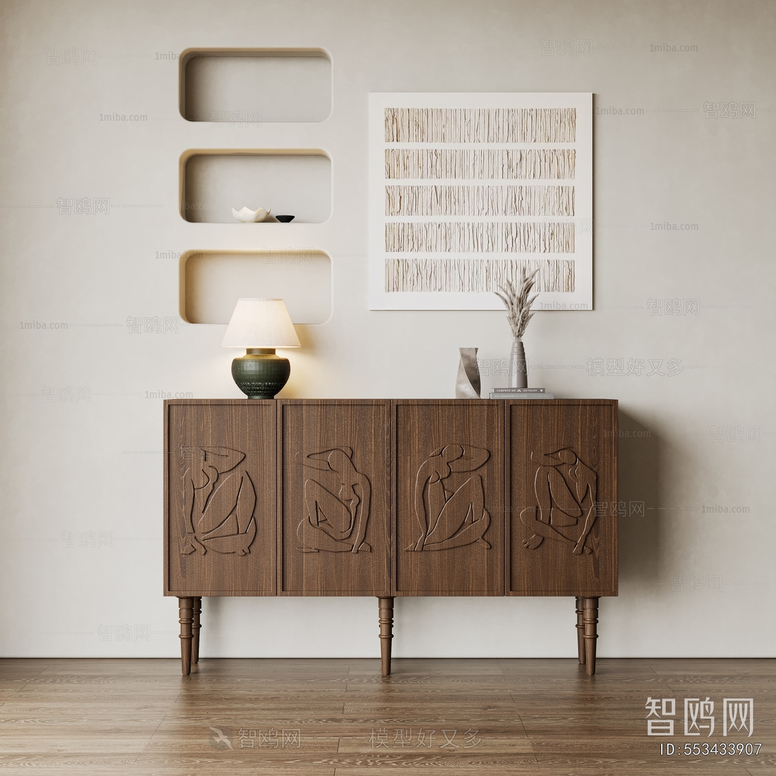 Wabi-sabi Style Side Cabinet/Entrance Cabinet