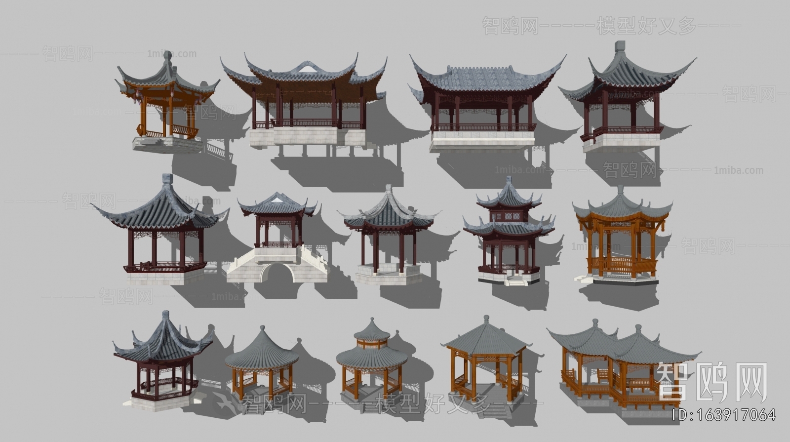 Chinese Style Building Component