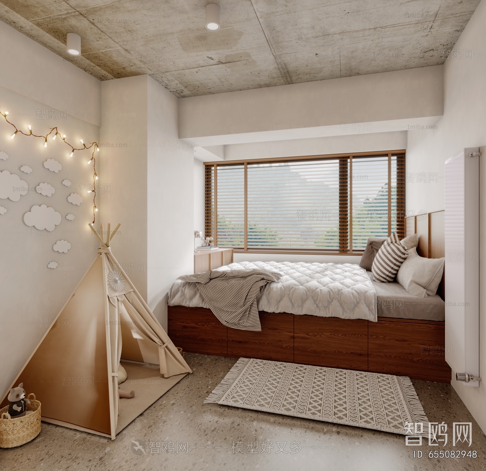 Industrial Style Bedroom