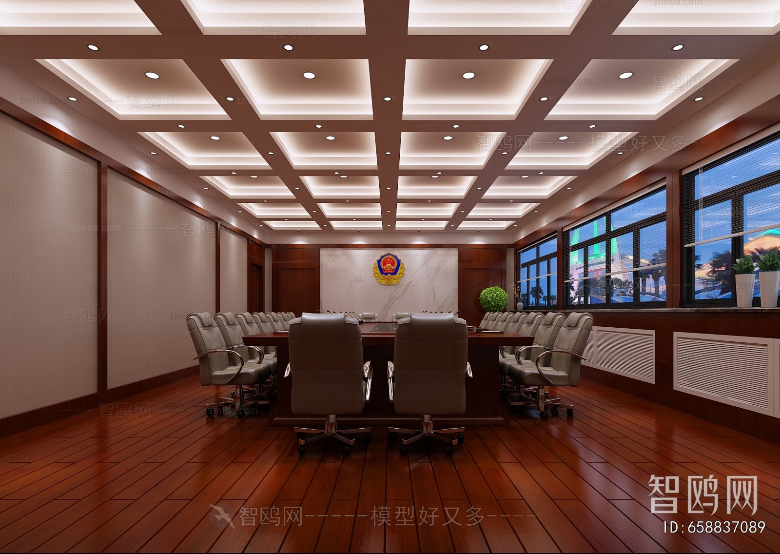 New Chinese Style Meeting Room