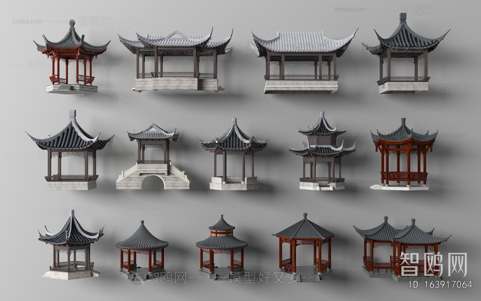 Chinese Style Building Component