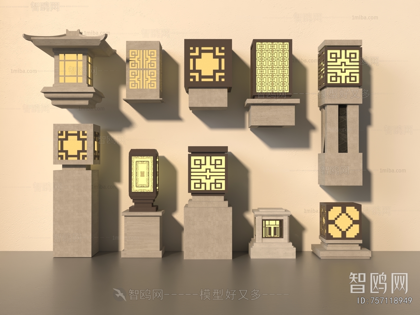 New Chinese Style Outdoor Light