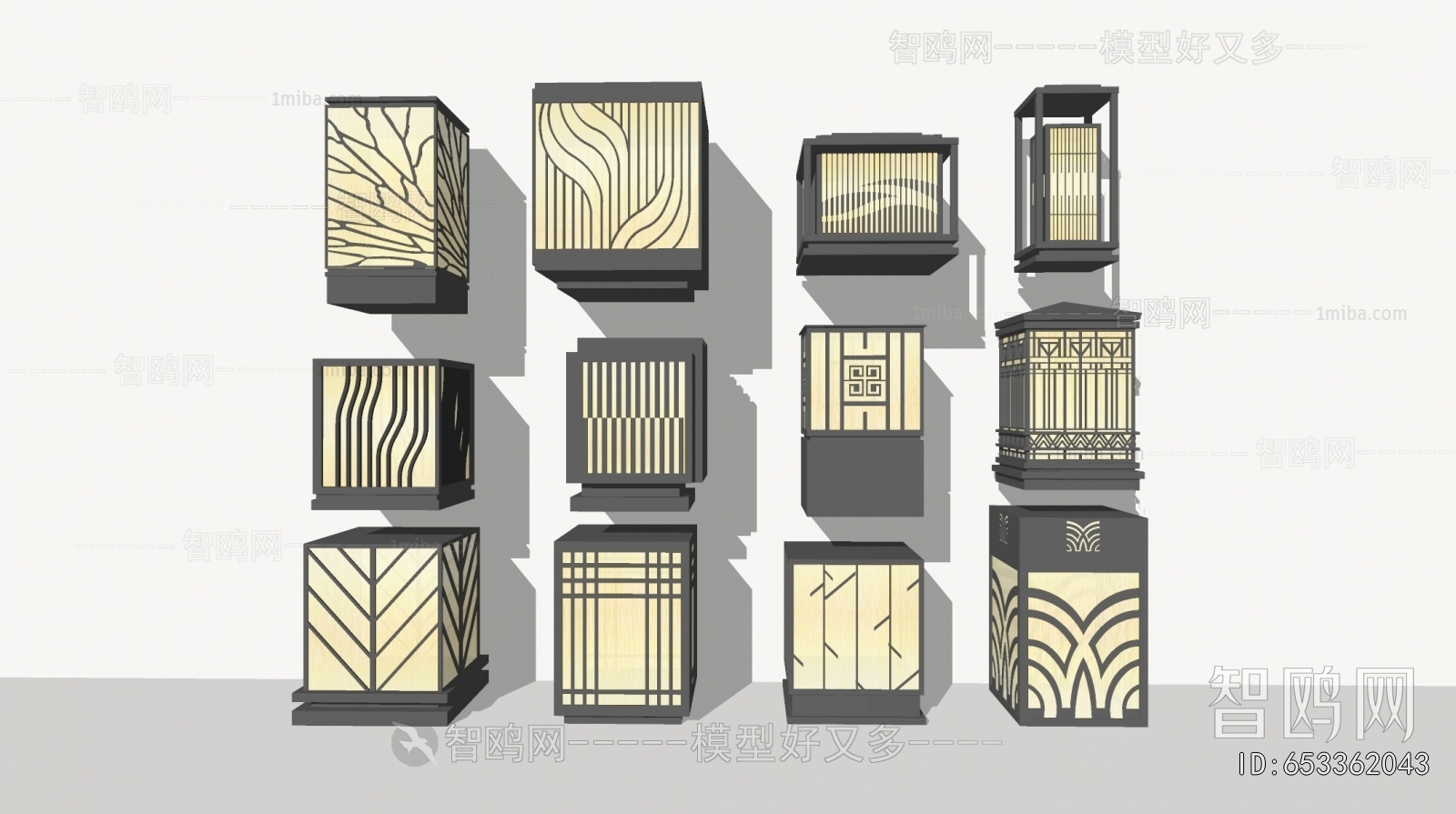 New Chinese Style Outdoor Light