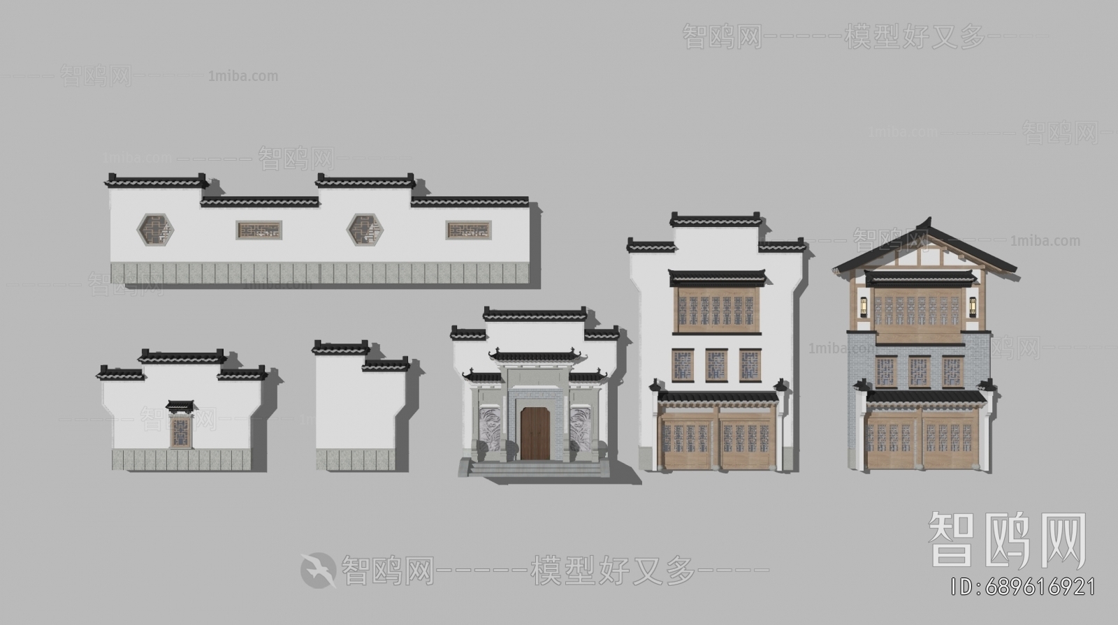 New Chinese Style Facade Element