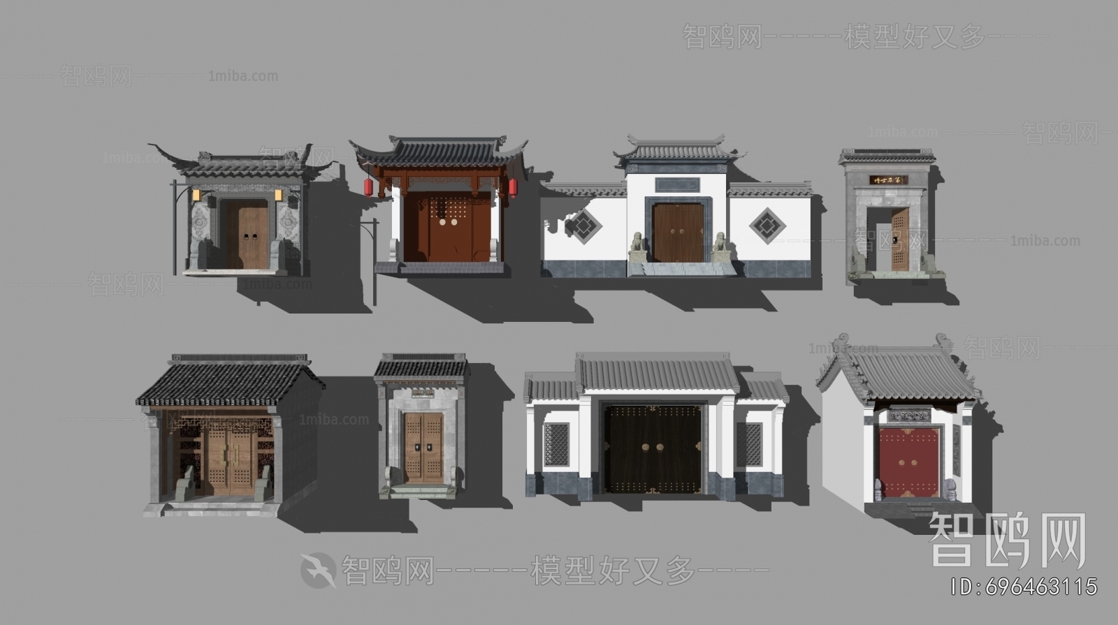 New Chinese Style Gate