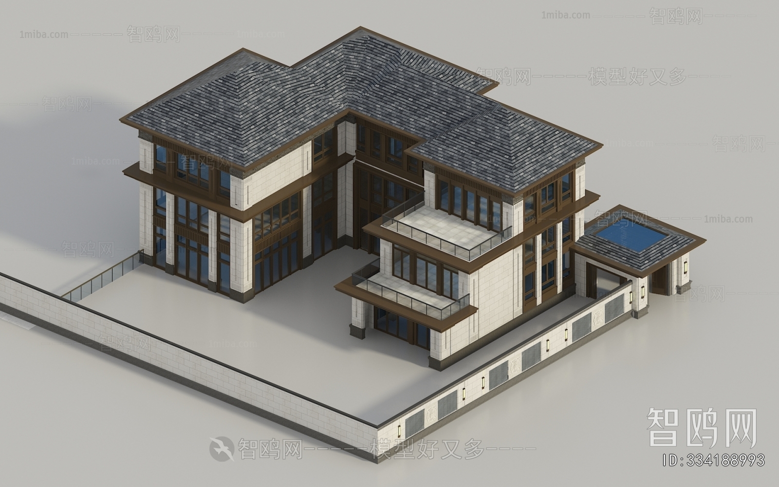 New Chinese Style Detached Villa