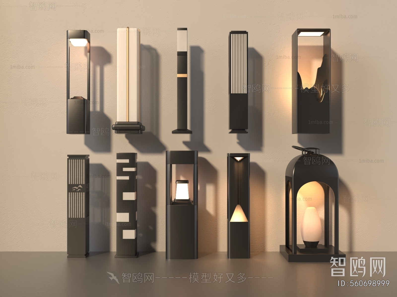 New Chinese Style Outdoor Light