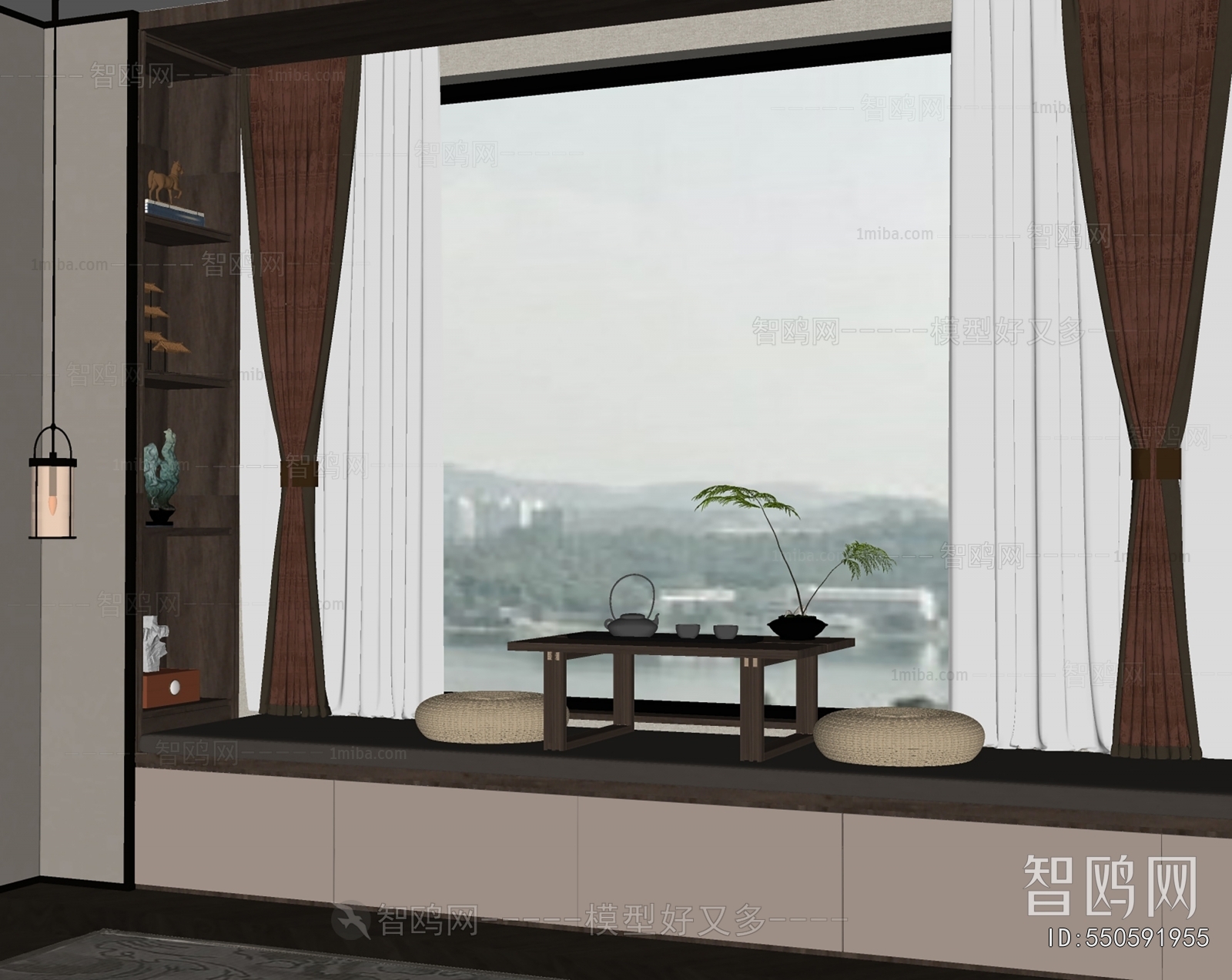 New Chinese Style Bay Window