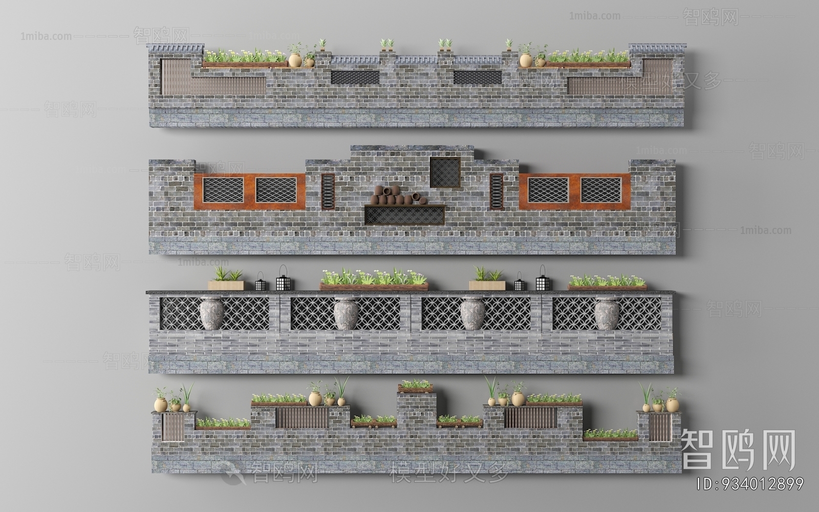 New Chinese Style Landscape Wall