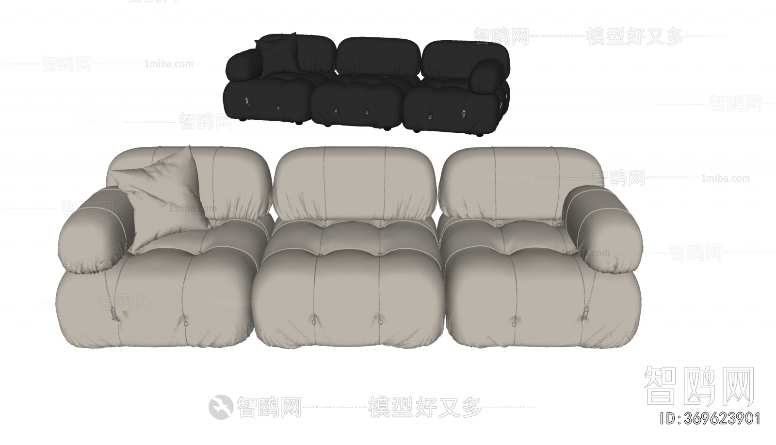 Modern Three-seat Sofa