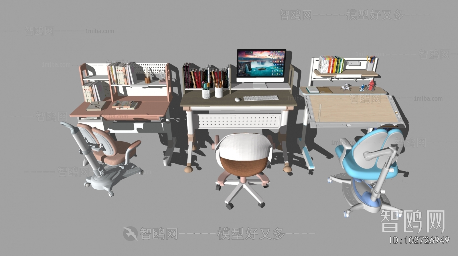 Modern Computer Desk And Chair