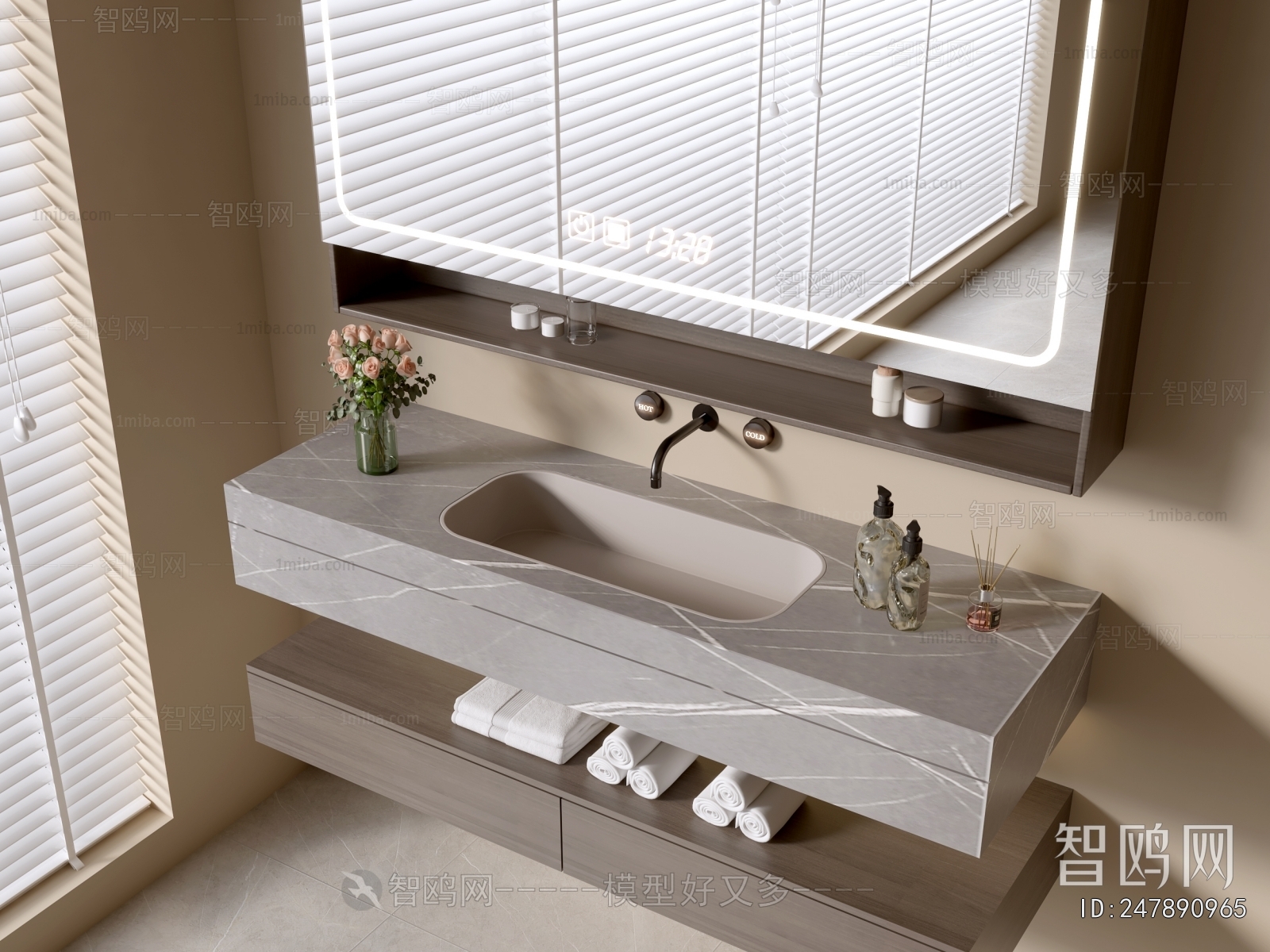 Modern Bathroom Cabinet