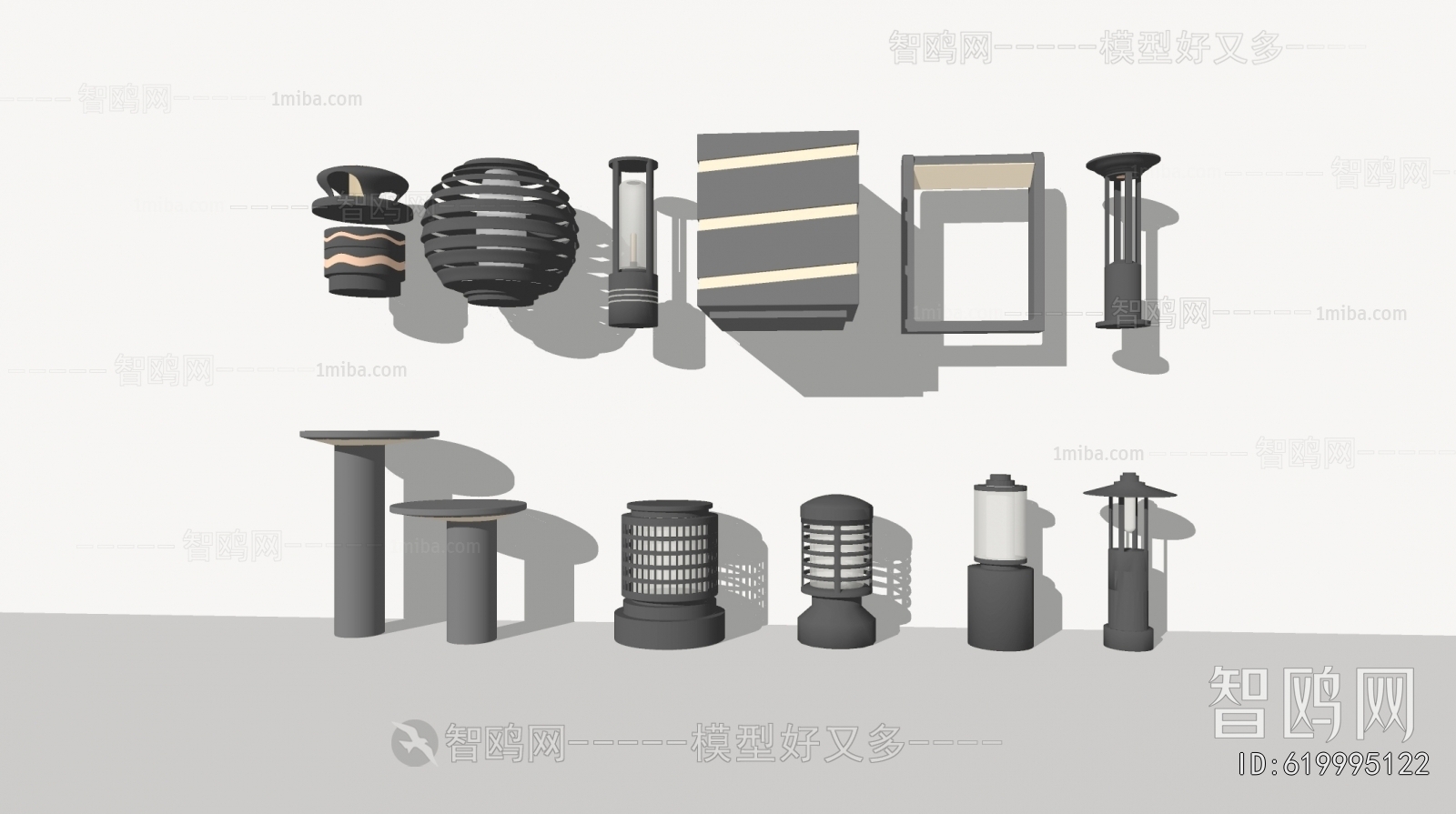 New Chinese Style Outdoor Light