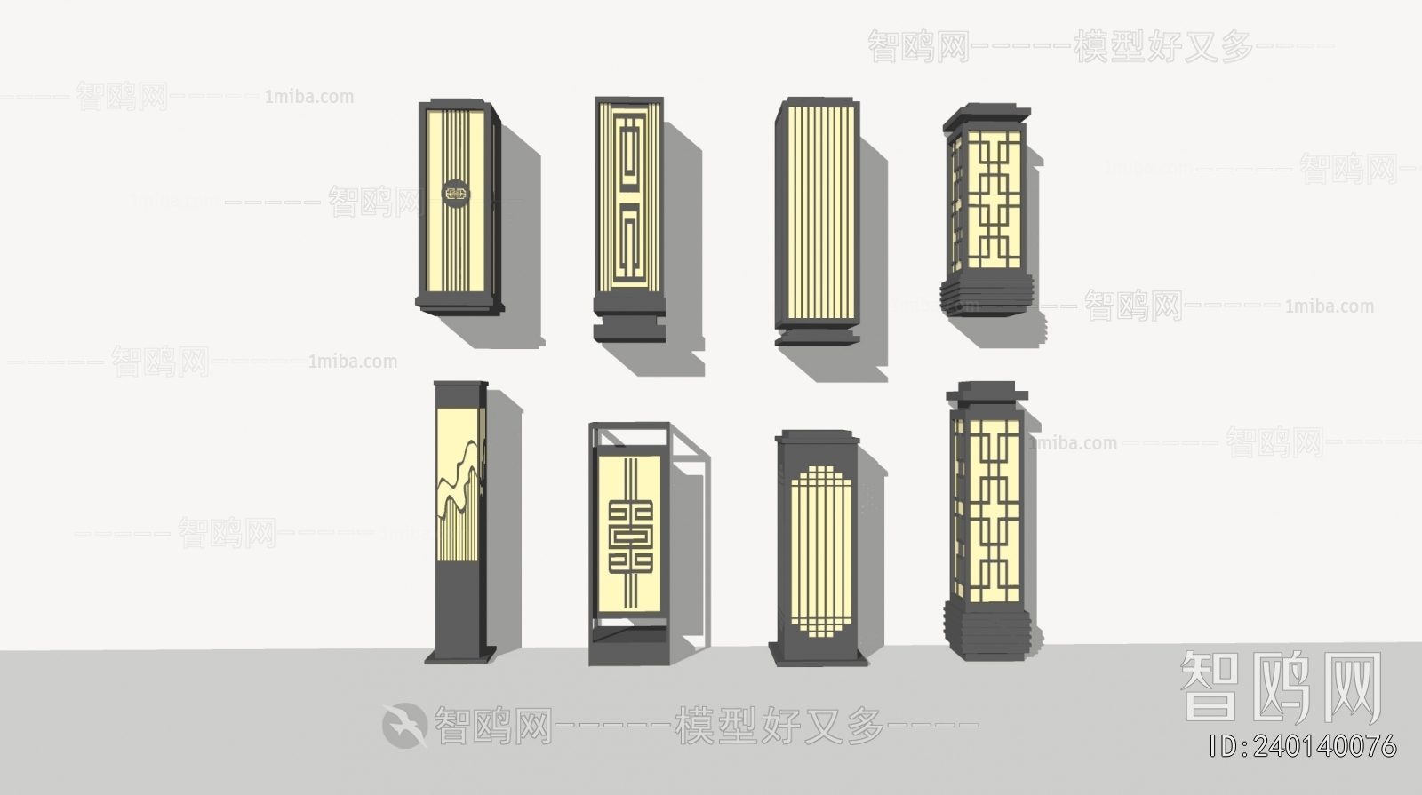 New Chinese Style Outdoor Light