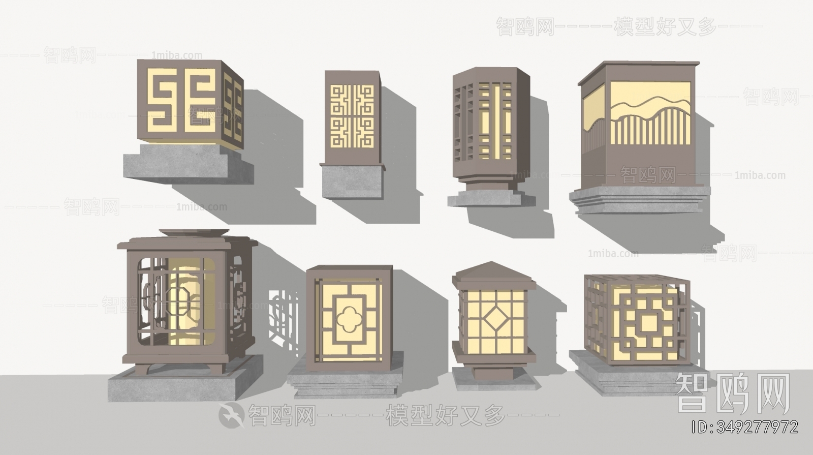 New Chinese Style Outdoor Light