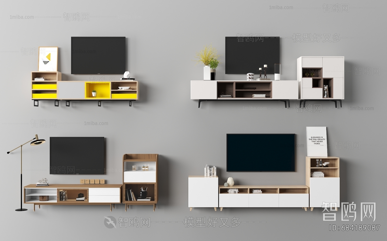 Nordic Style TV Cabinet