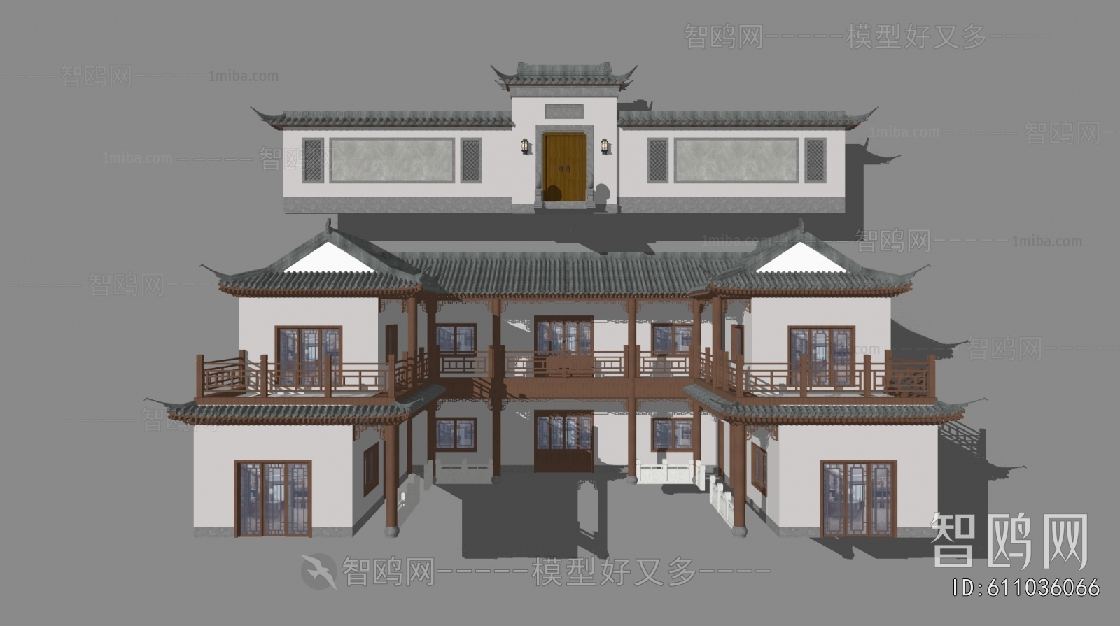 Chinese Style Residential Building