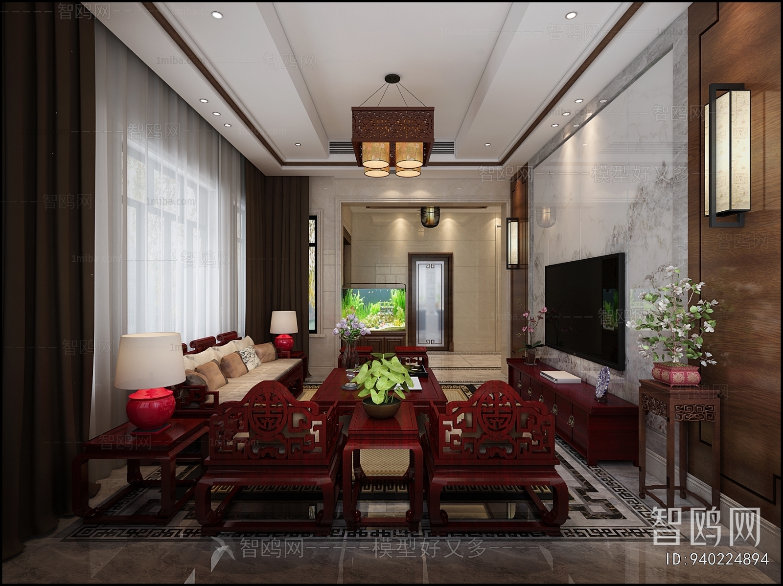 Chinese Style A Living Room