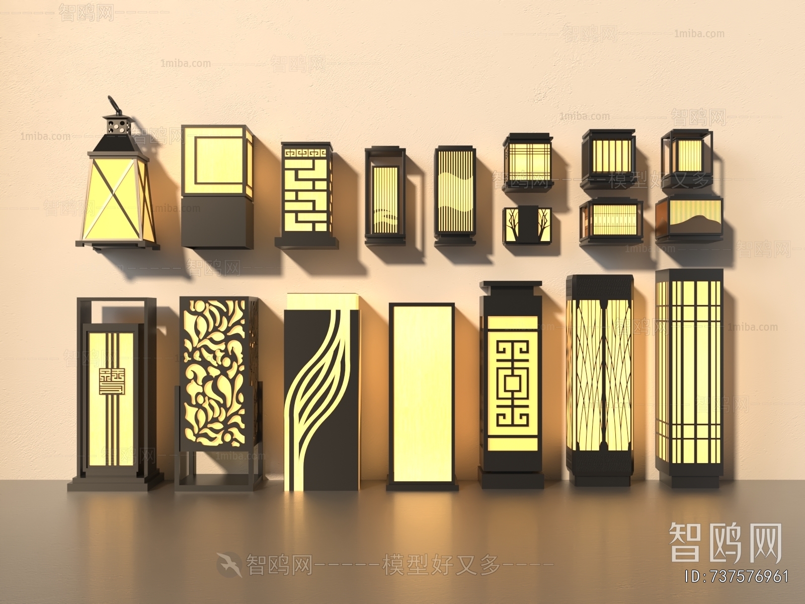 New Chinese Style Outdoor Light