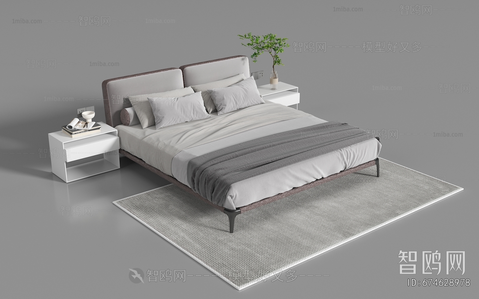 Modern Double Bed