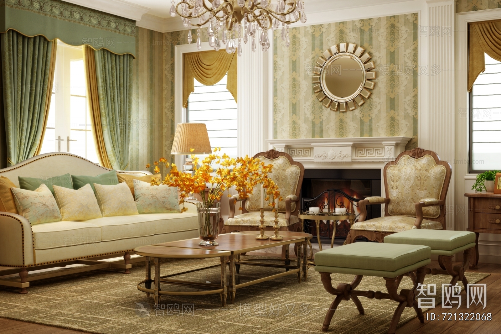 New Classical Style A Living Room