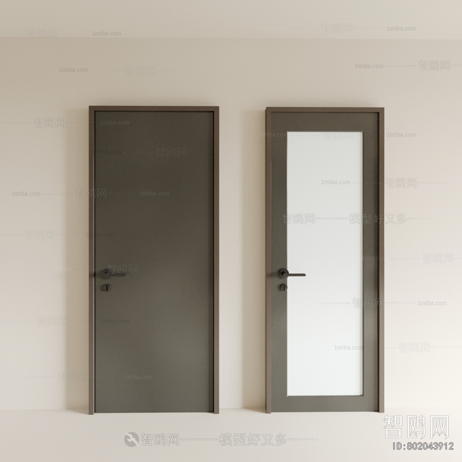 Modern Single Door