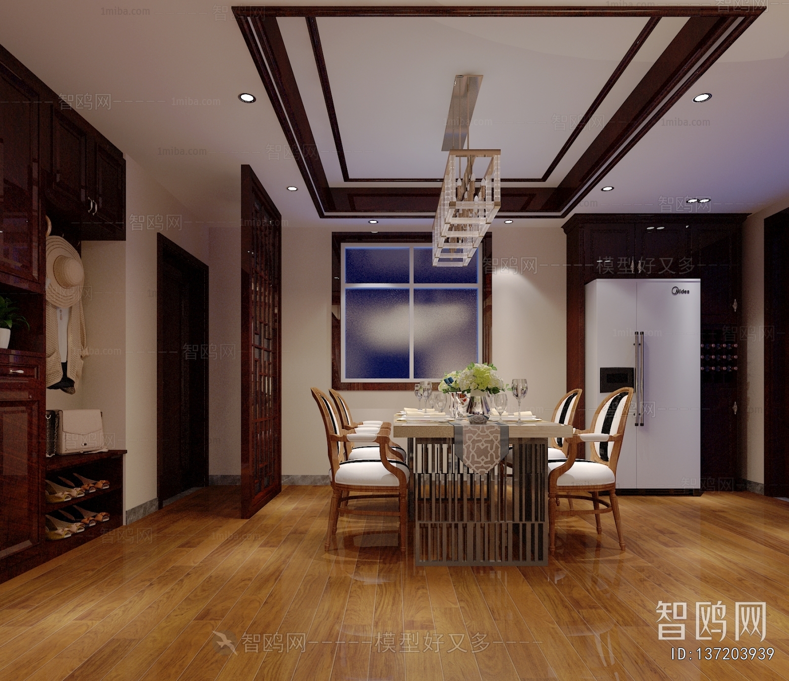 New Chinese Style Dining Room