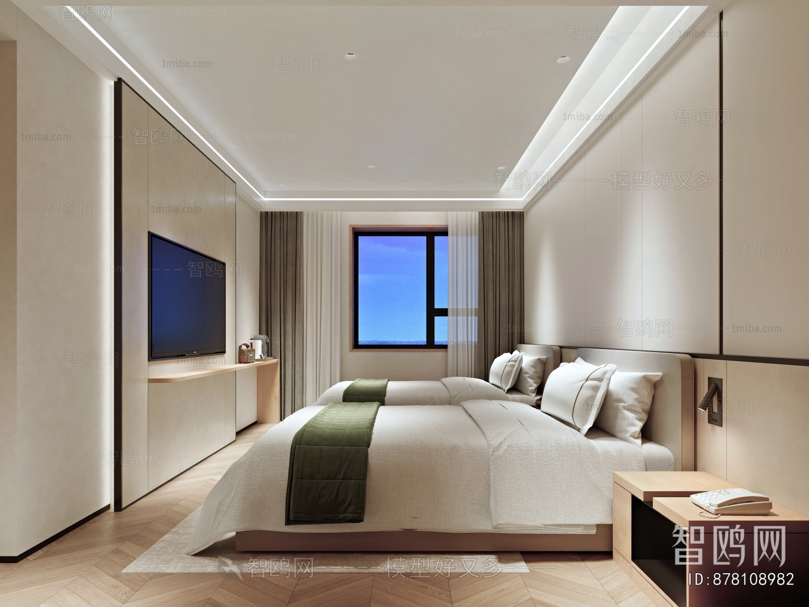 Modern Guest Room