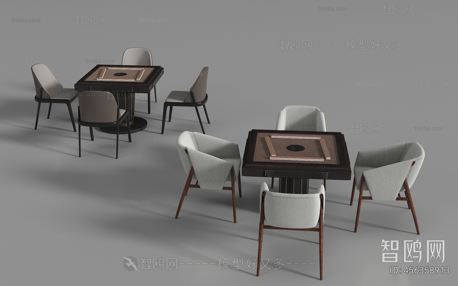 Modern Mahjong Tables And Chairs