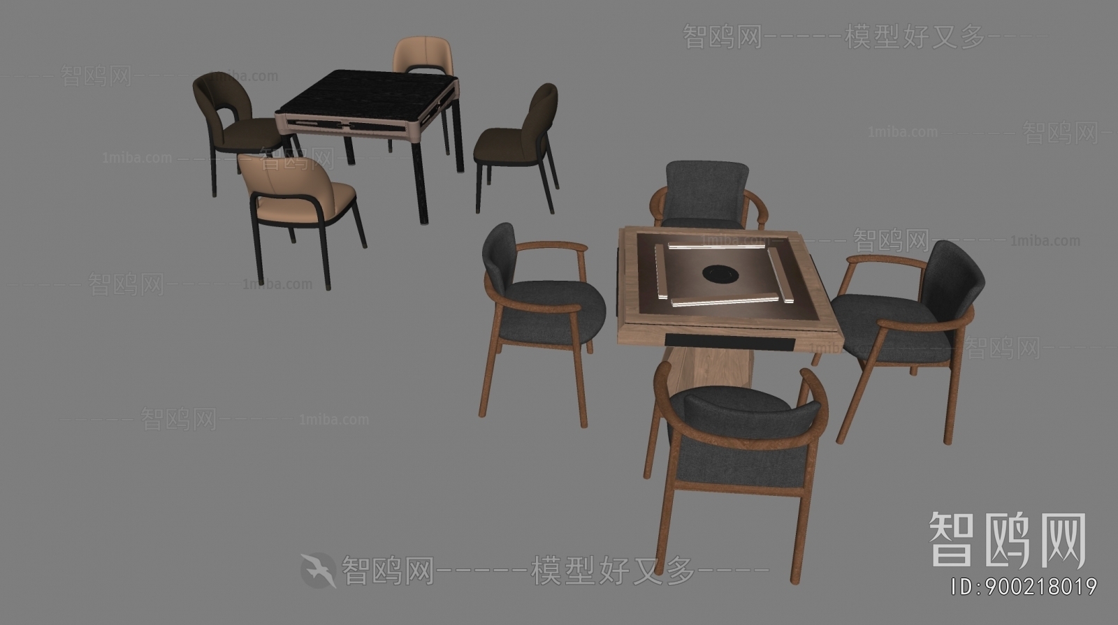 Modern Mahjong Tables And Chairs