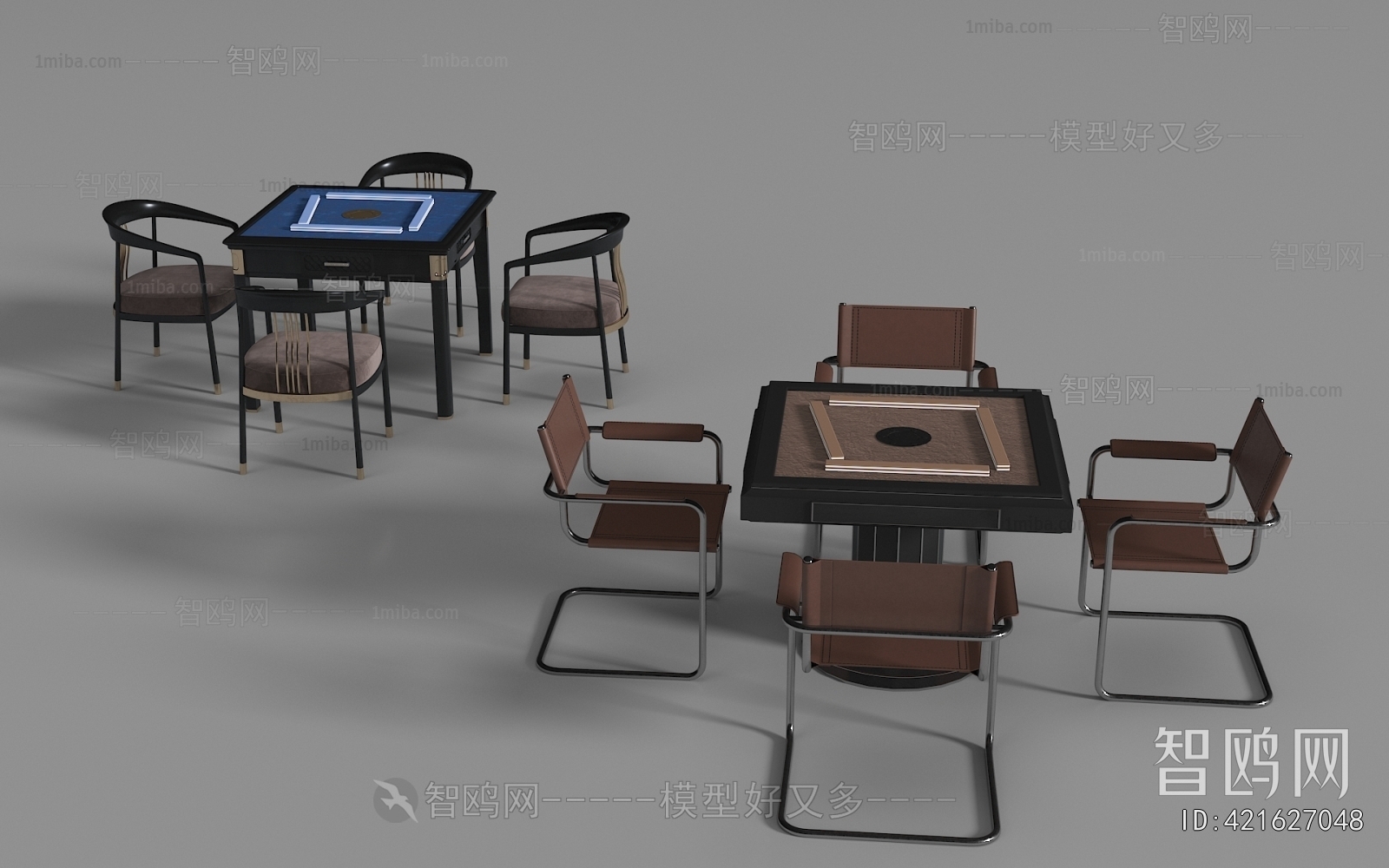 Modern Mahjong Tables And Chairs