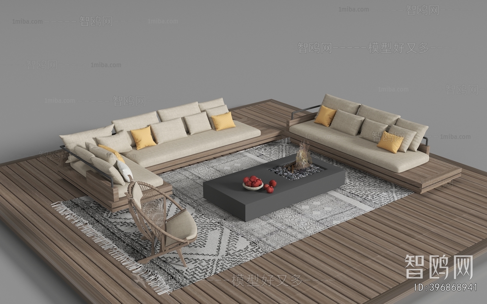 Modern Outdoor Sofa