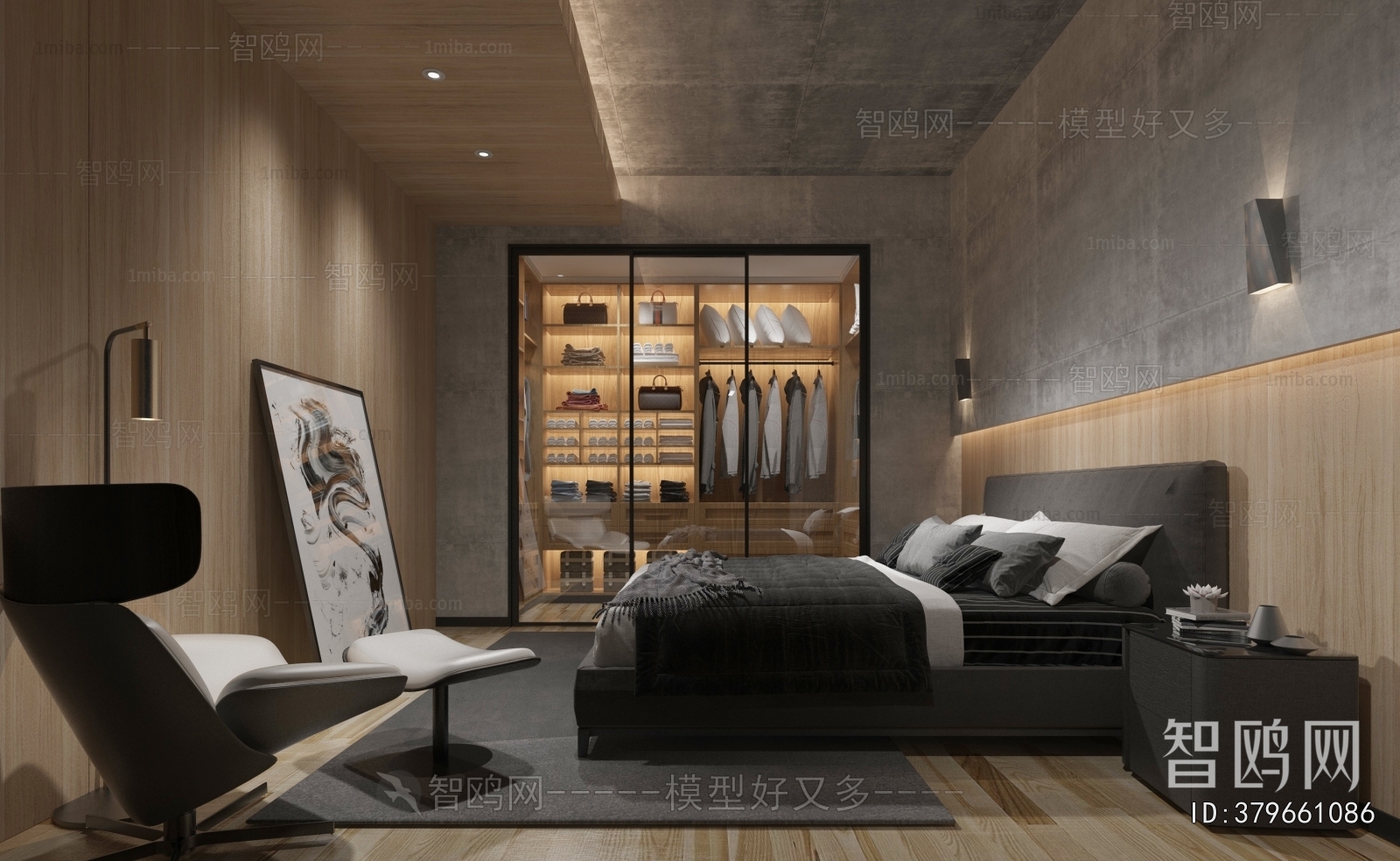 Industrial Style Bedroom