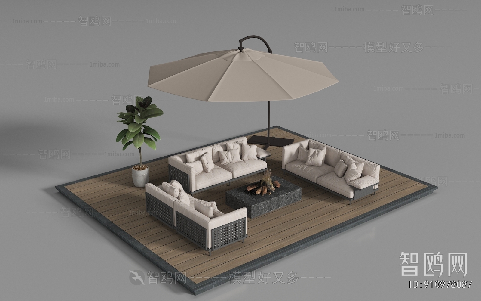 Modern Outdoor Sofa