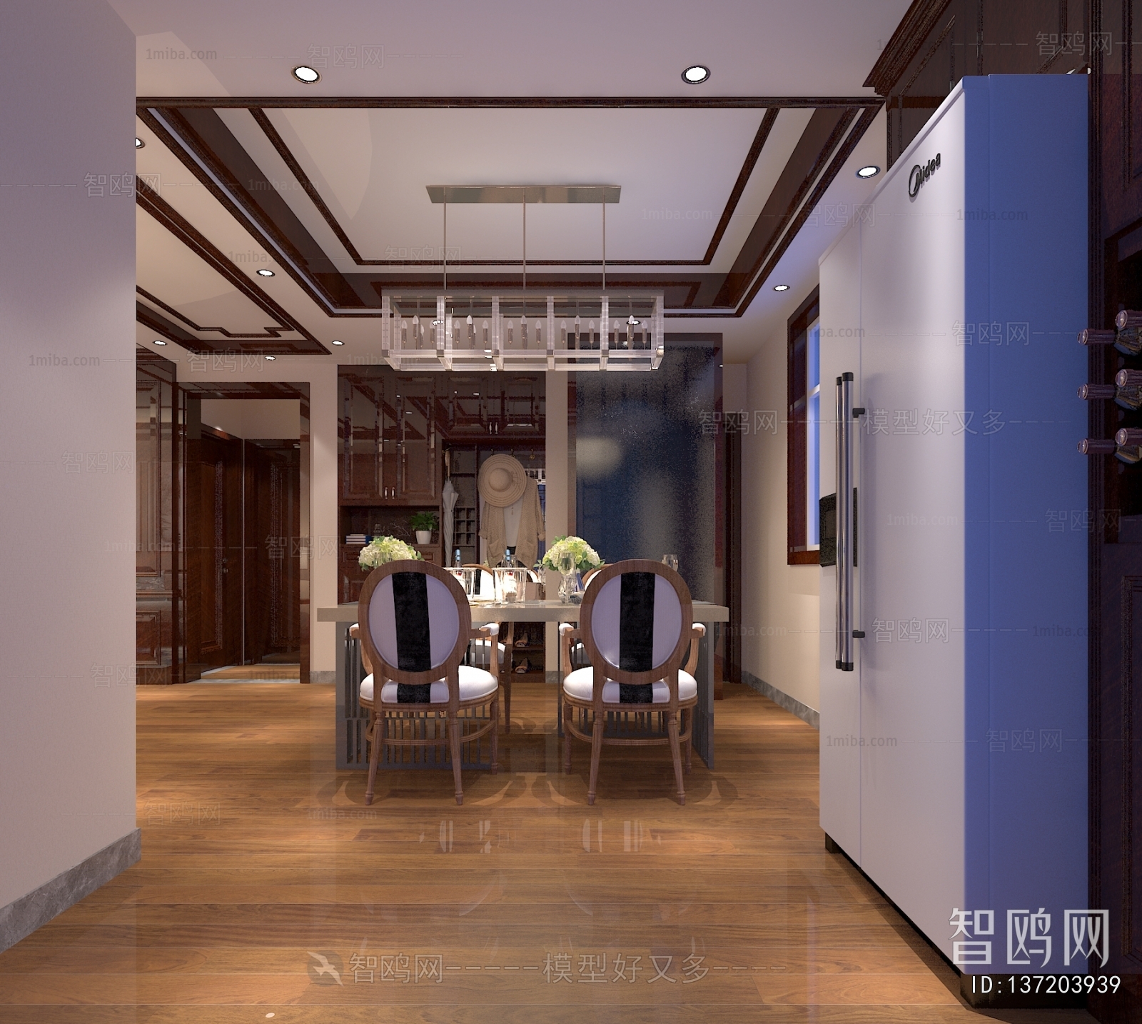 New Chinese Style Dining Room