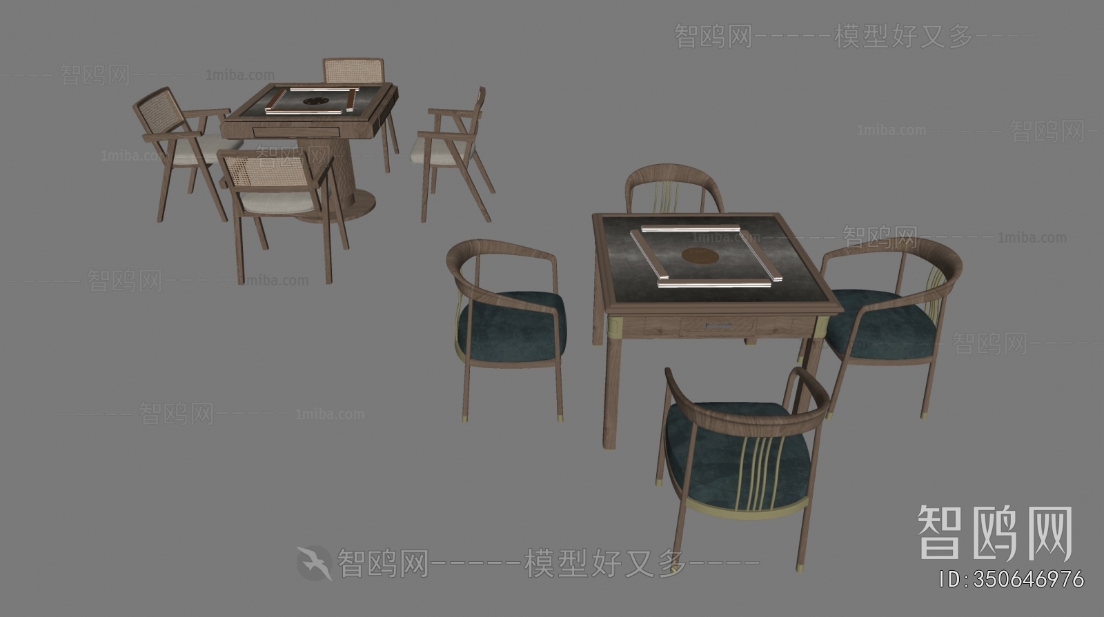 Modern Mahjong Tables And Chairs