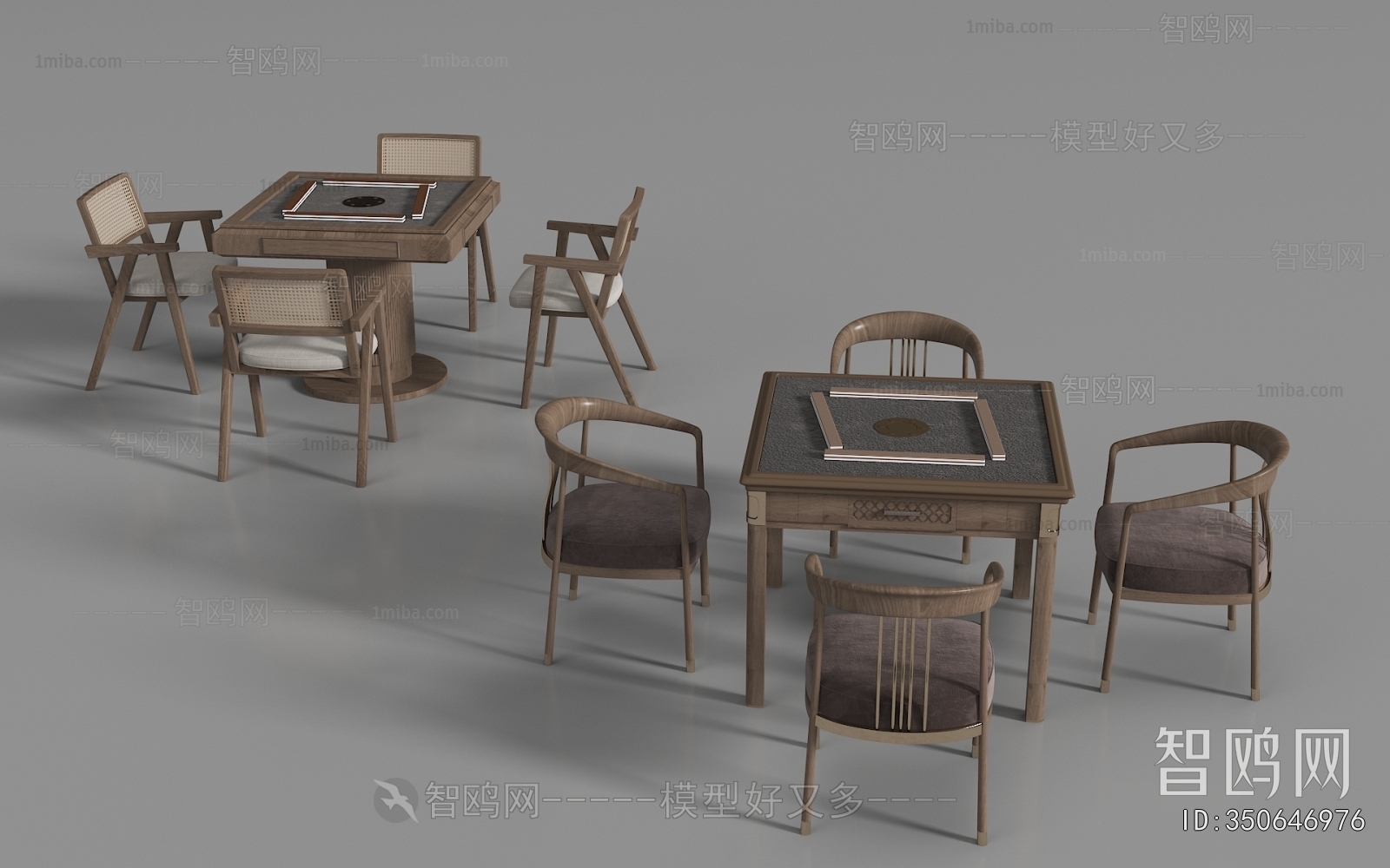 Modern Mahjong Tables And Chairs