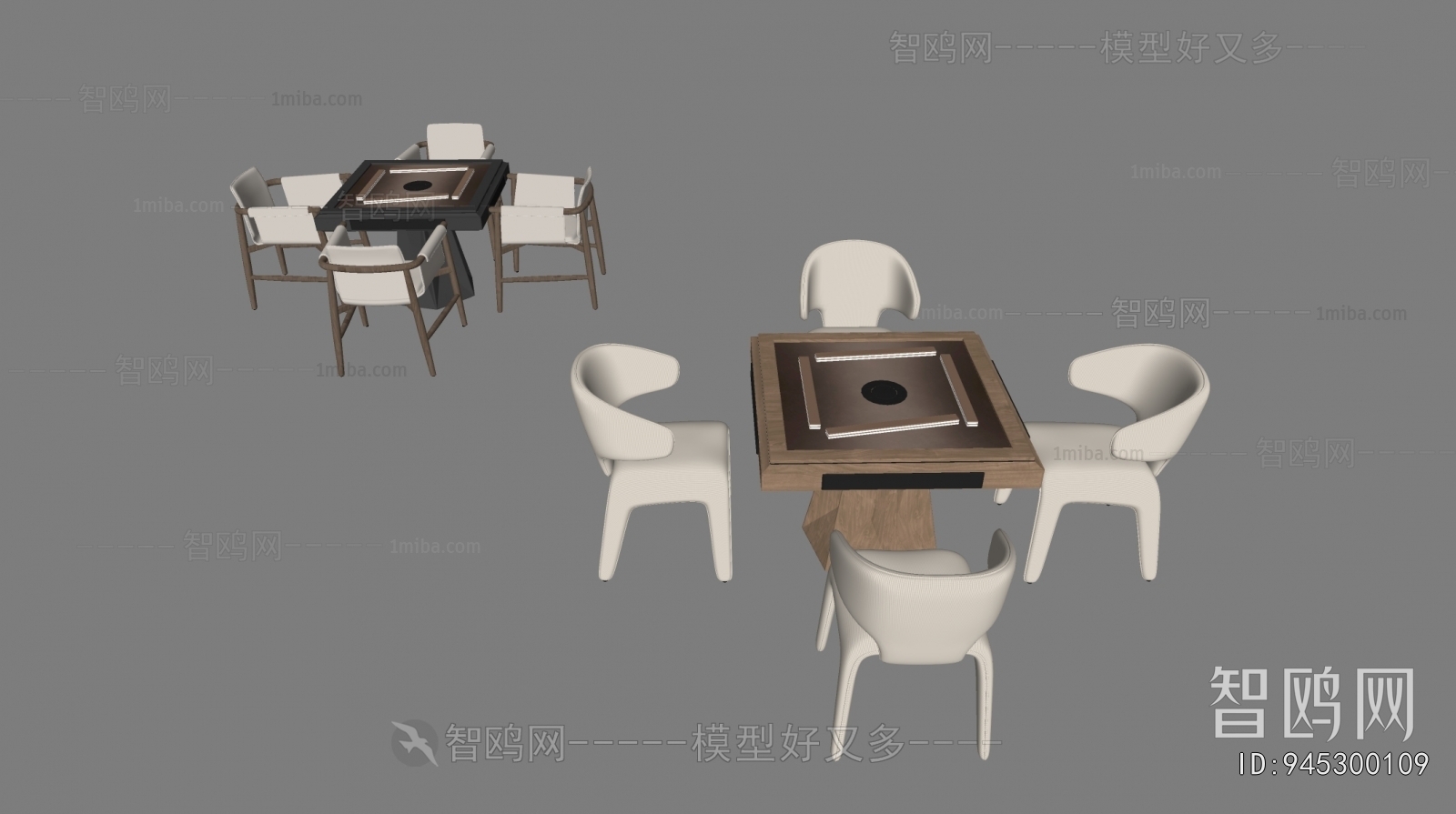 Modern Mahjong Tables And Chairs