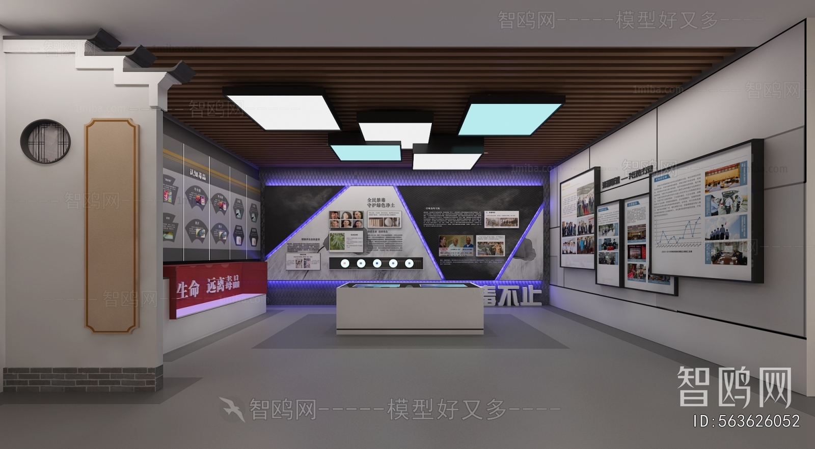 New Chinese Style Exhibition Hall