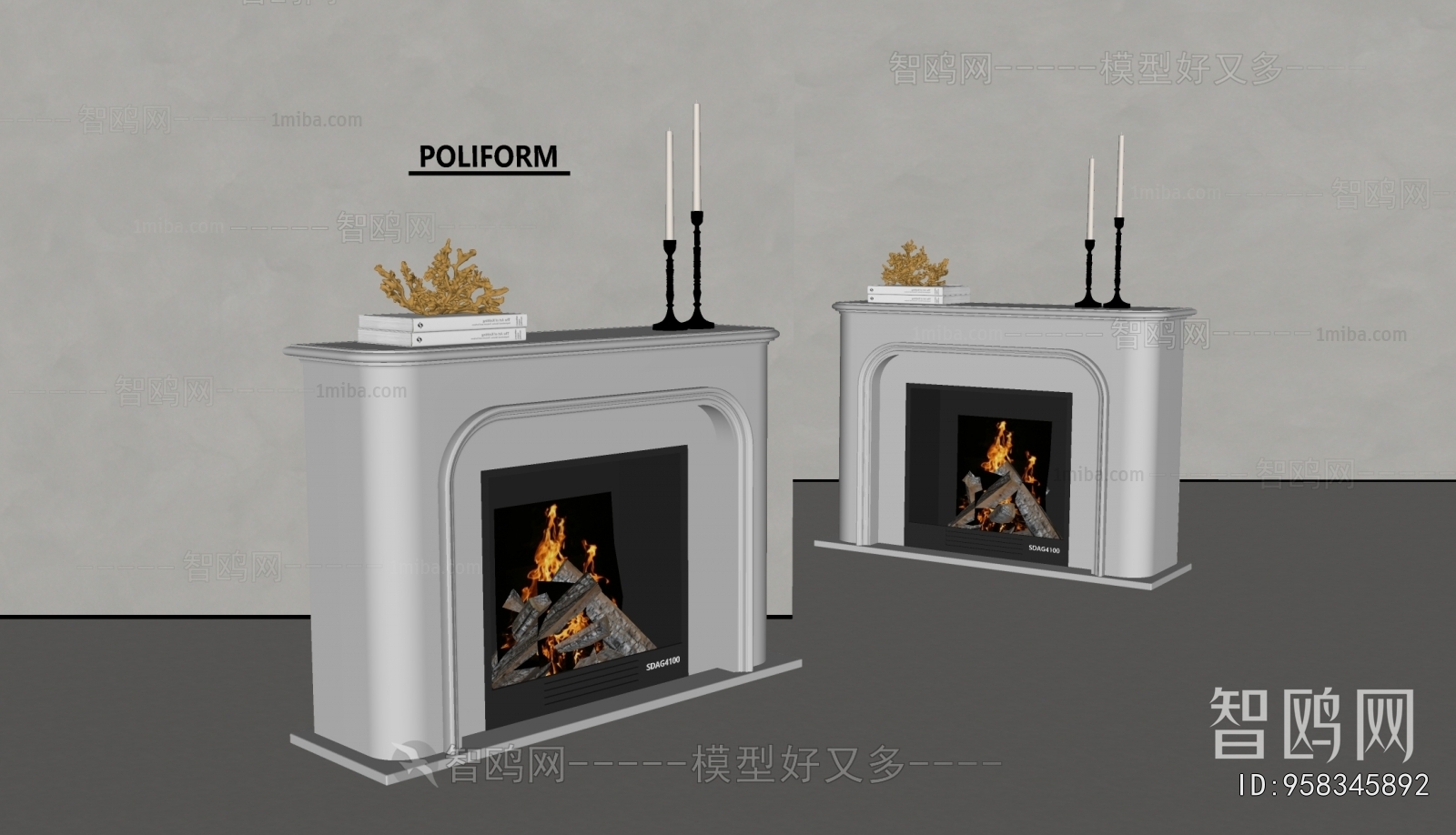 European Style Fireplace