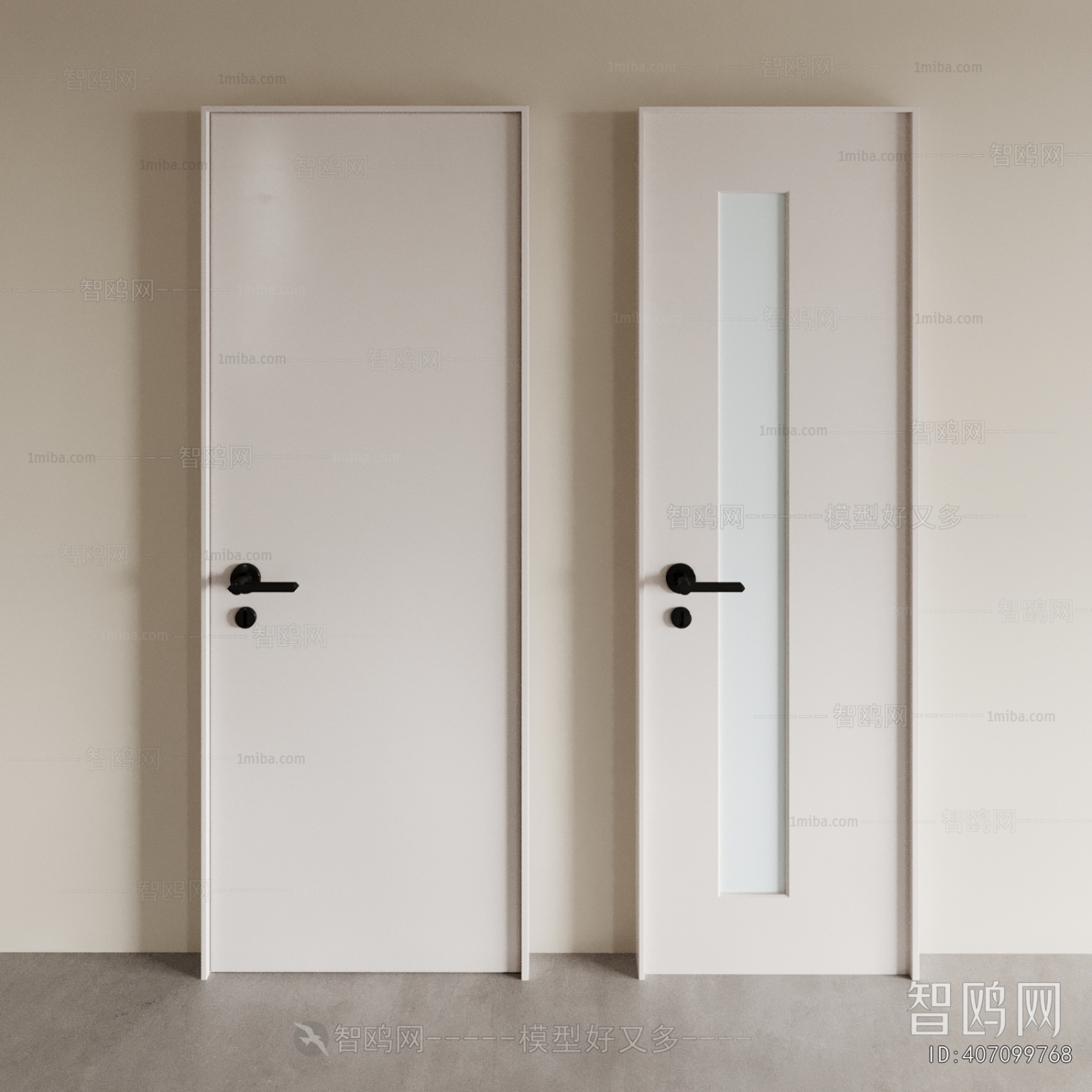 Modern Single Door